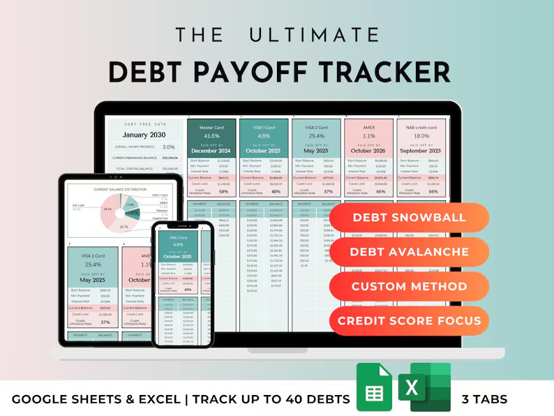 DEBT TRACKER TEMPLATE
